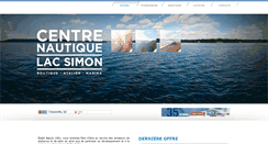 Desktop Screenshot of centrenautiquelacsimon.com